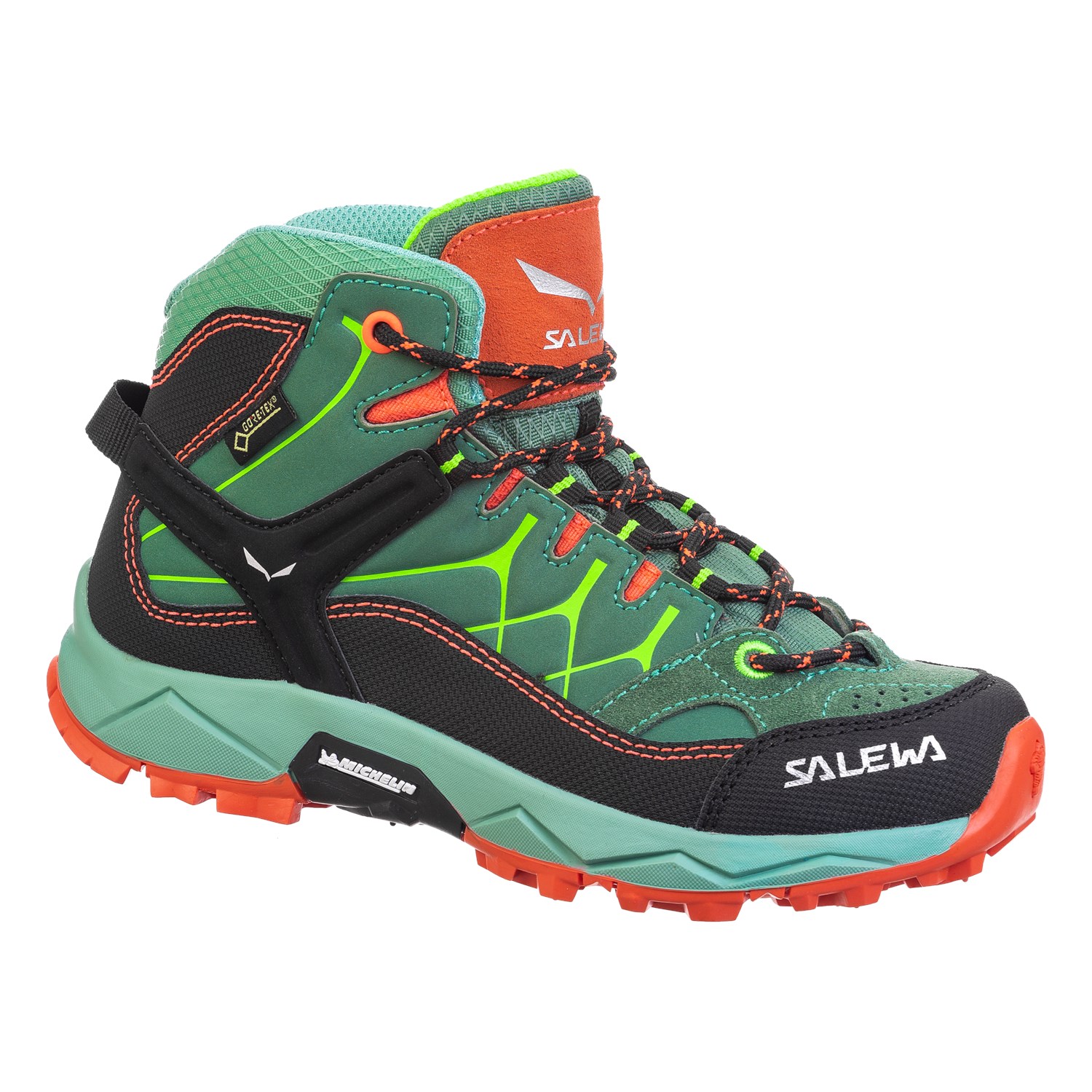 Salewa Alp Trainer Mid GORE-TEX® Çocuk Bot Yeşil Türkiye 791602BKV